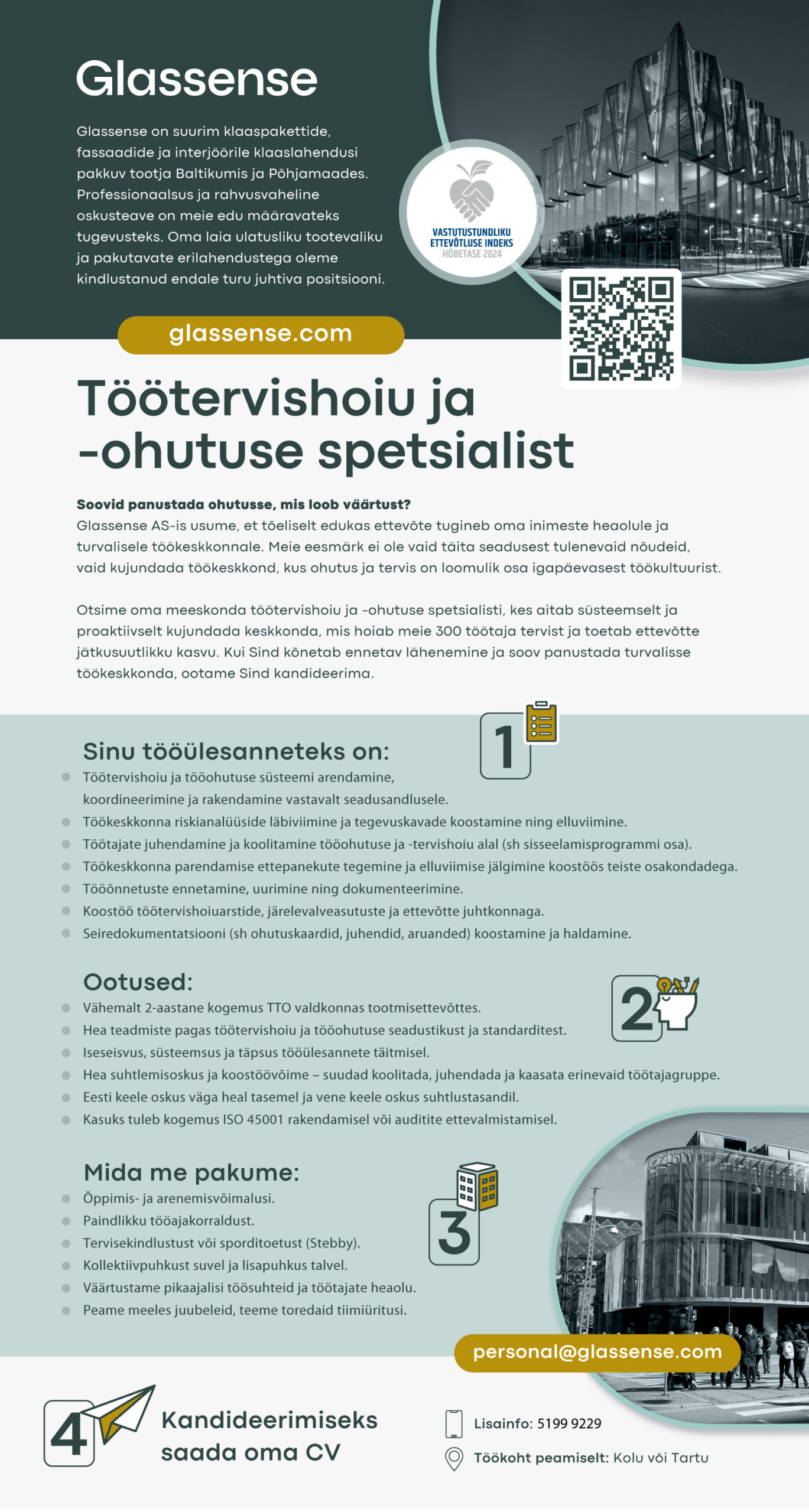 Töötervishoiu ja -ohutuse spetsialist